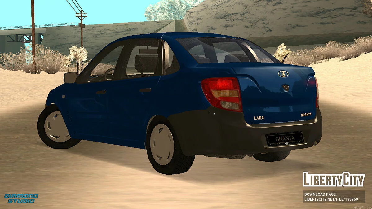 Lada Granta + CCD / GTA San Andreas