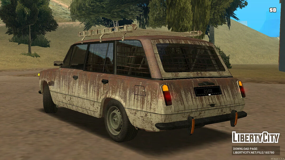 VAZ 2102 Crazy Car NRP / GTA San Andreas