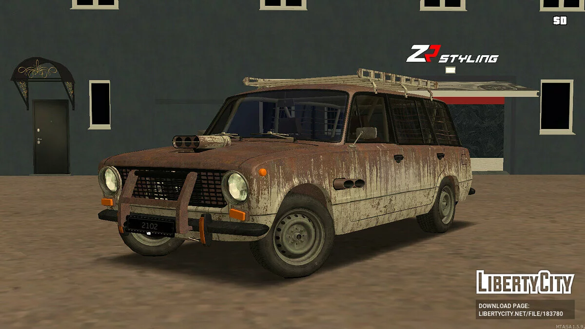 VAZ 2102 Crazy Car NRP / GTA San Andreas