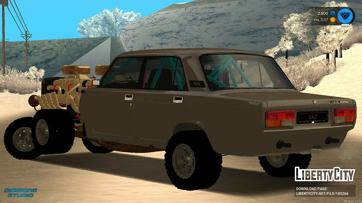 VAZ 2107 + CCD / جي تي إيه سان أندرياس