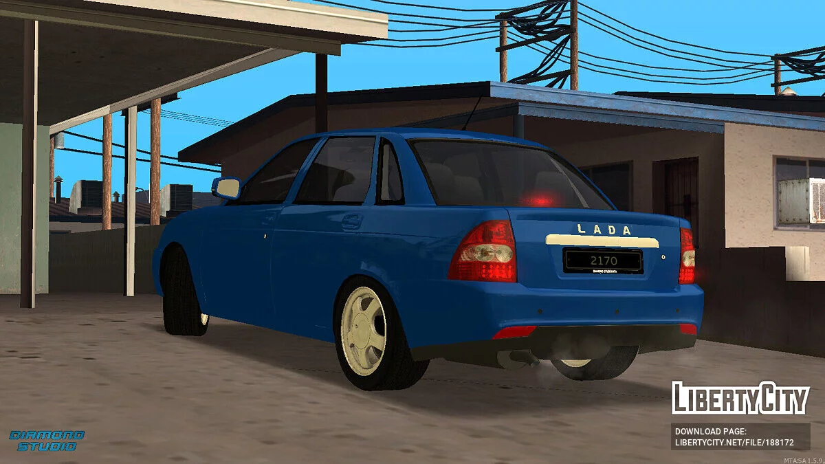 Lada 2170 + CCD / GTA San Andreas
