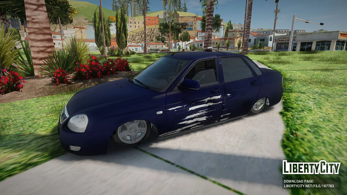 Lada Priora Битая / GTA San Andreas