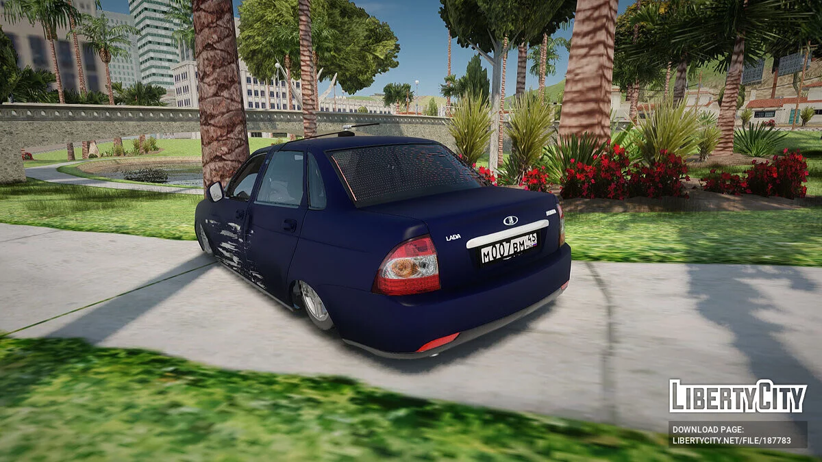 Lada Priora Битая / GTA San Andreas