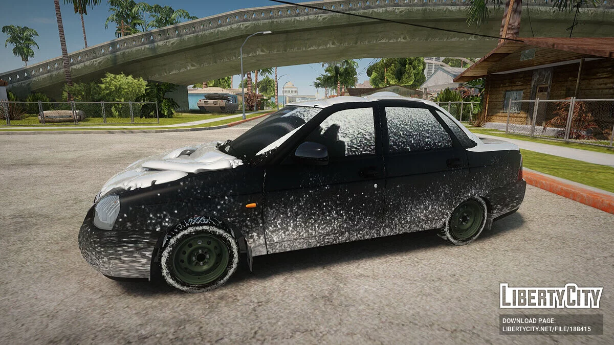 Lada Priora Зима / GTA San Andreas