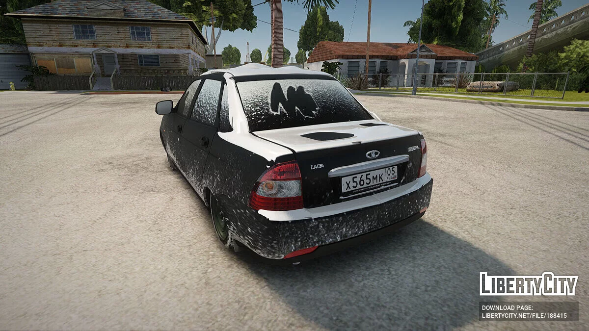 Lada Priora Зима / GTA San Andreas