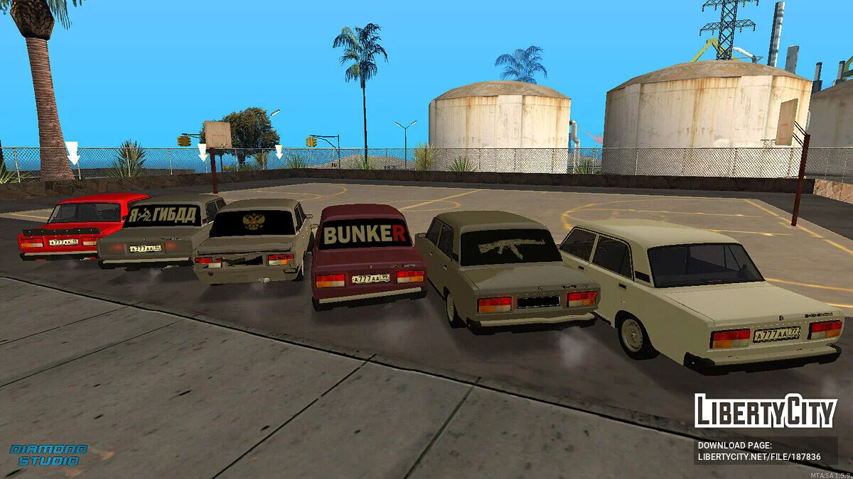 ВАЗ 2107 + CCD / GTA San Andreas