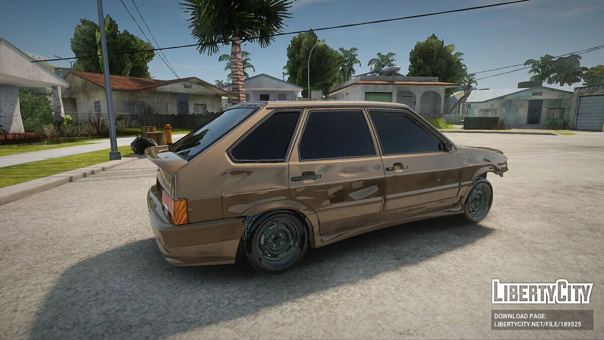 Lada 2114 Destruído / GTA San Andreas