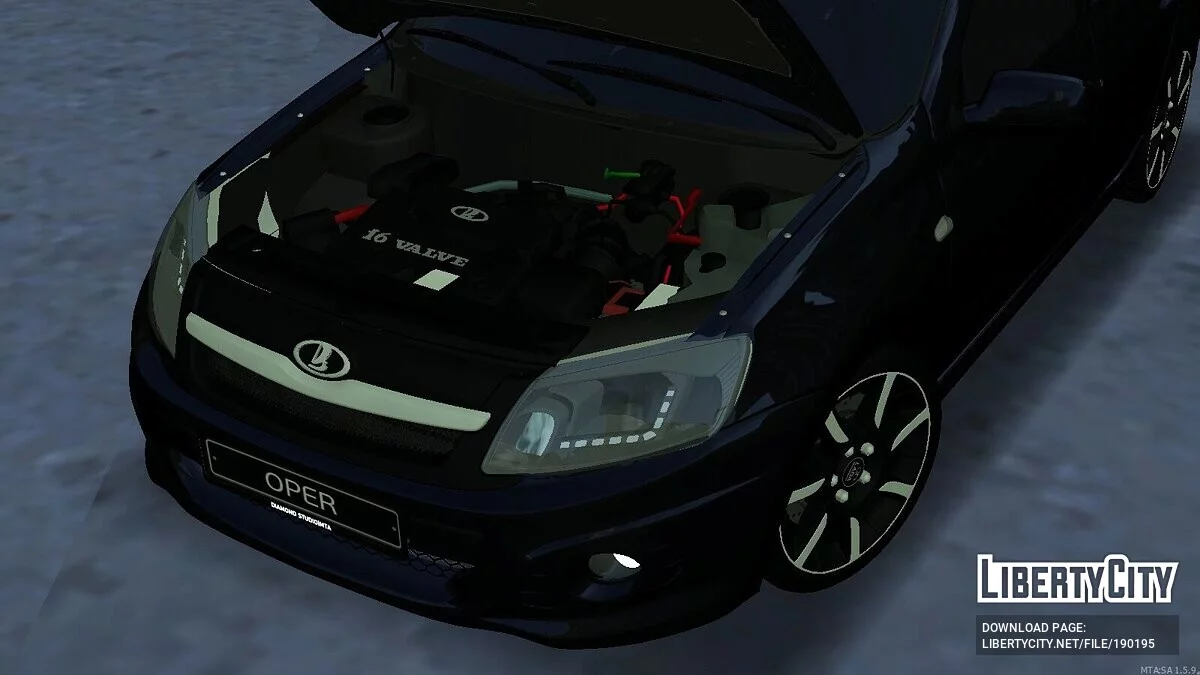 Lada Granta + CCD / GTA San Andreas