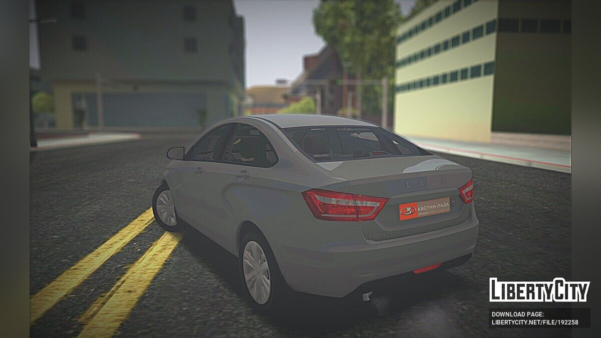 Lada vesta addon gta 5 фото 66