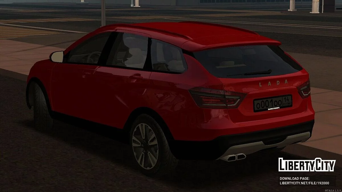 Lada Vesta SW Cross + CCD / GTA San Andreas