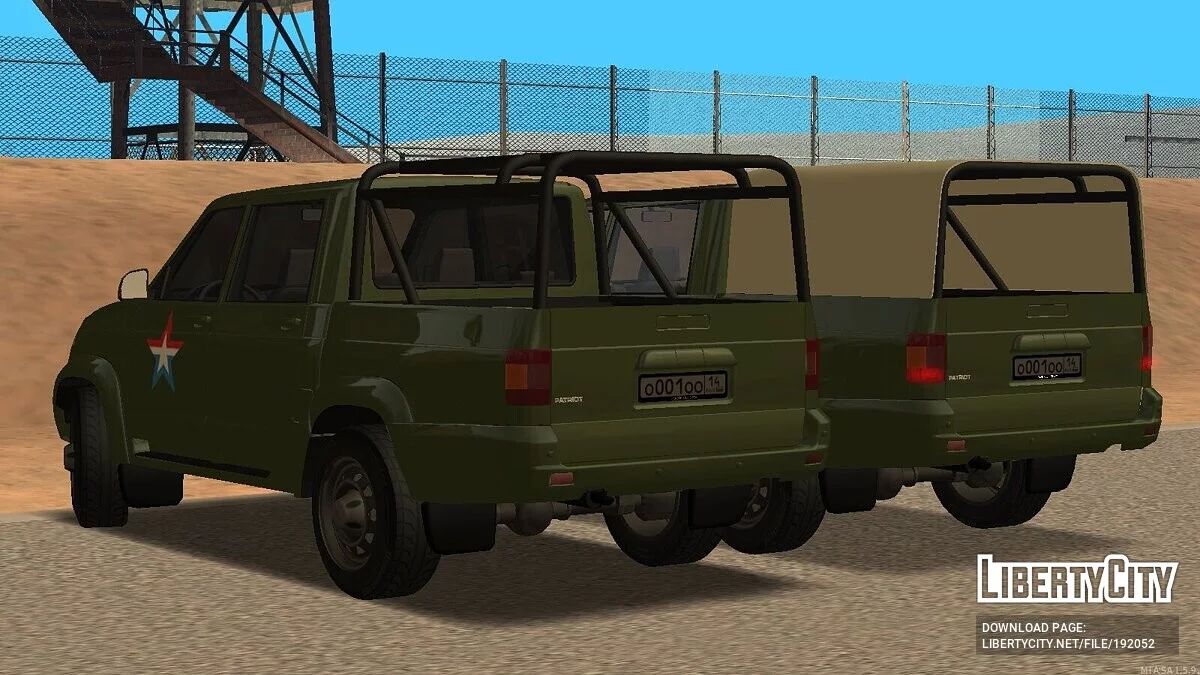 UAZ Patriot + CCD / GTA San Andreas