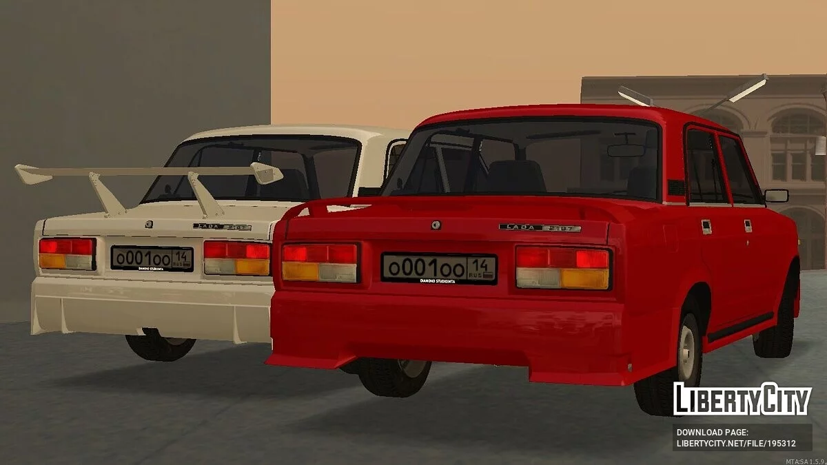 VAZ 2107 + CCD / GTA San Andreas