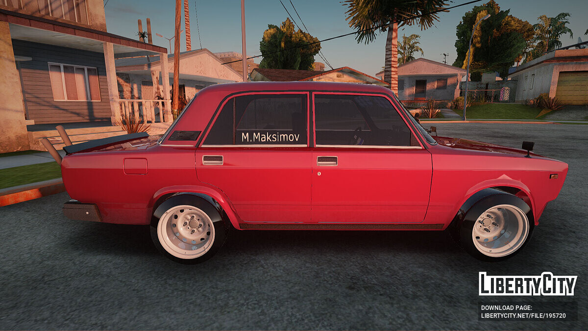 Download VAZ 2107 BK For GTA San Andreas