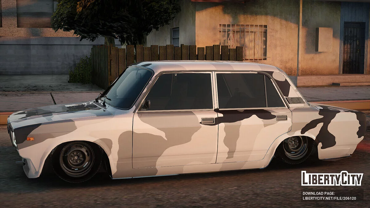 VAZ 2107 Kamuflaj / GTA San Andreas