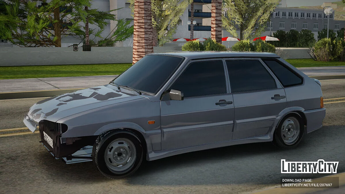 前部损坏的 VAZ 2114 / GTA San Andreas