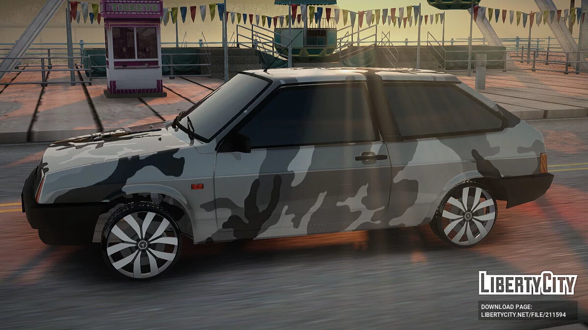WAZ 2108 Kamuflaż / GTA San Andreas