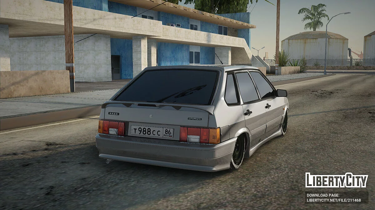 ВАЗ 2114 Зимова версія та битий перед / GTA San Andreas