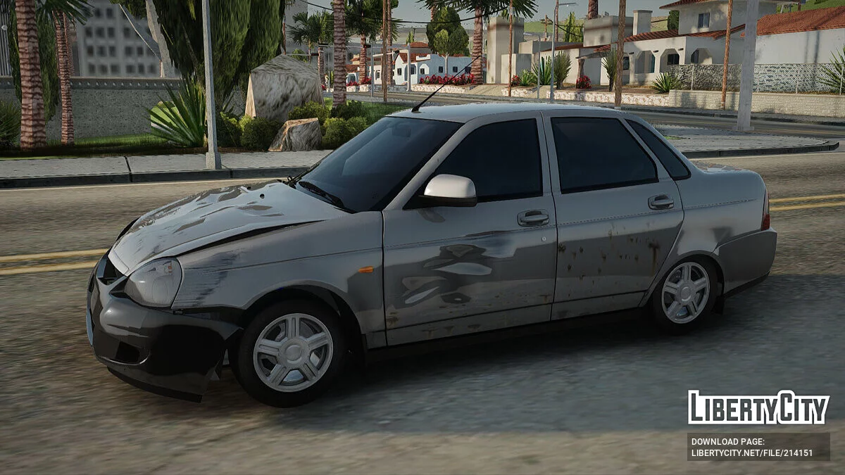 Lada Priora Мятая / جي تي إيه سان أندرياس