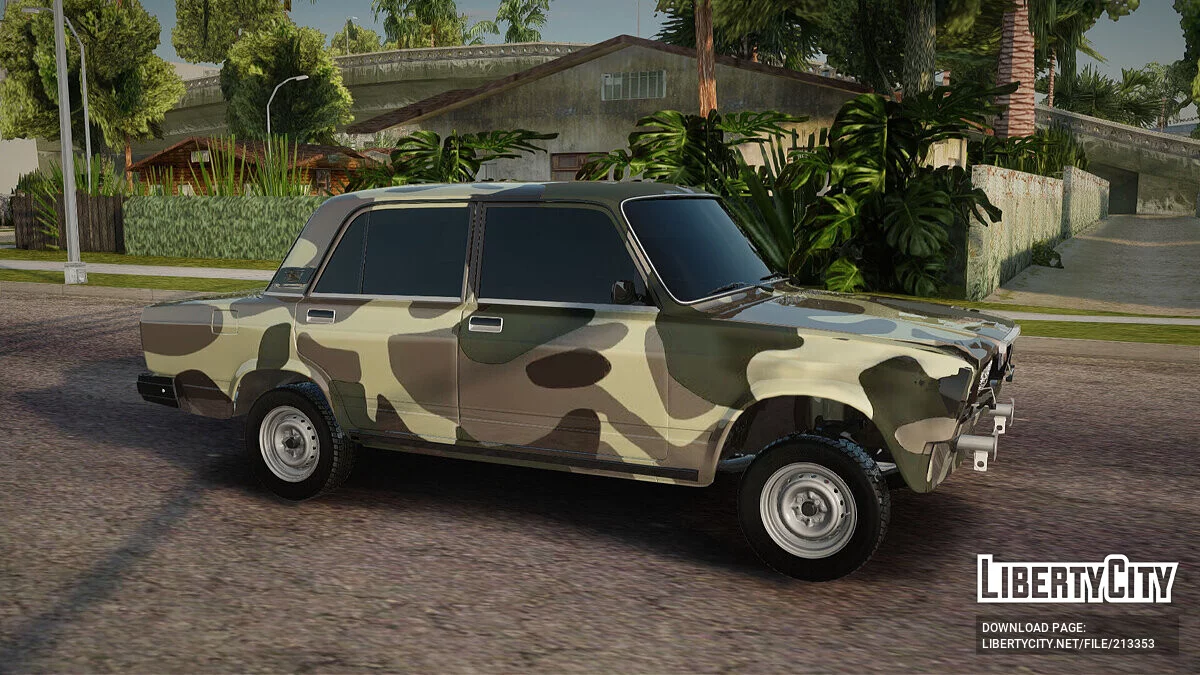 VAZ 2107 تمويه / جي تي إيه سان أندرياس