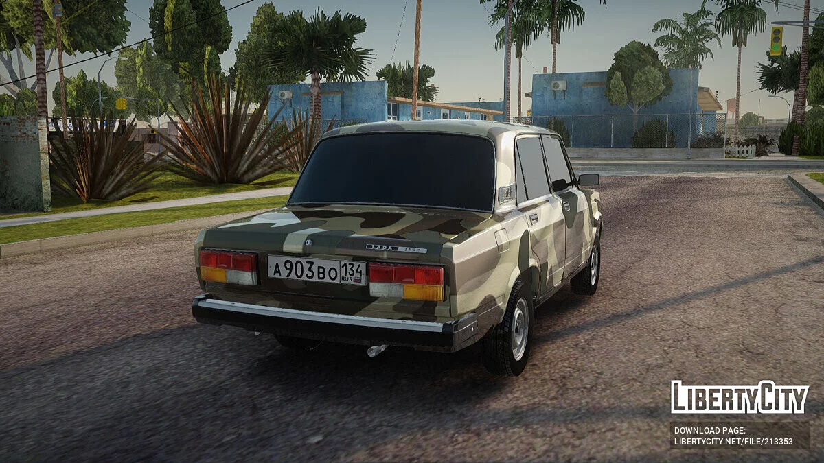 VAZ 2107 تمويه / جي تي إيه سان أندرياس