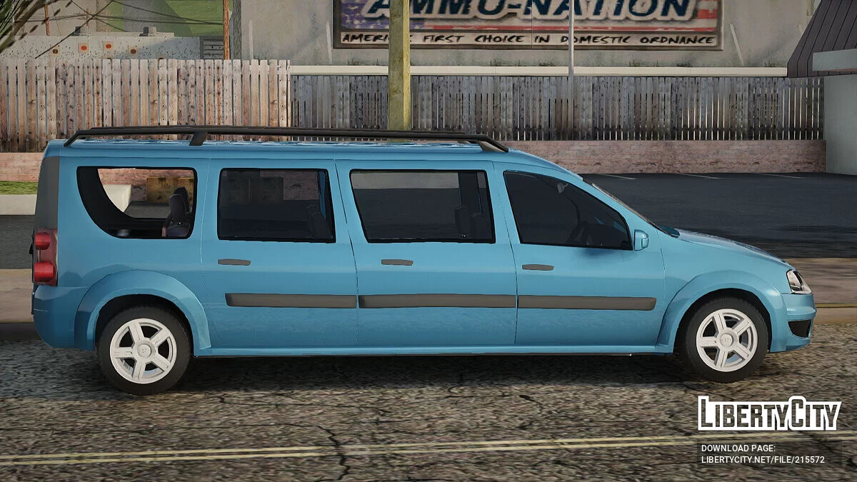 Lada Largus 7-door / GTA San Andreas