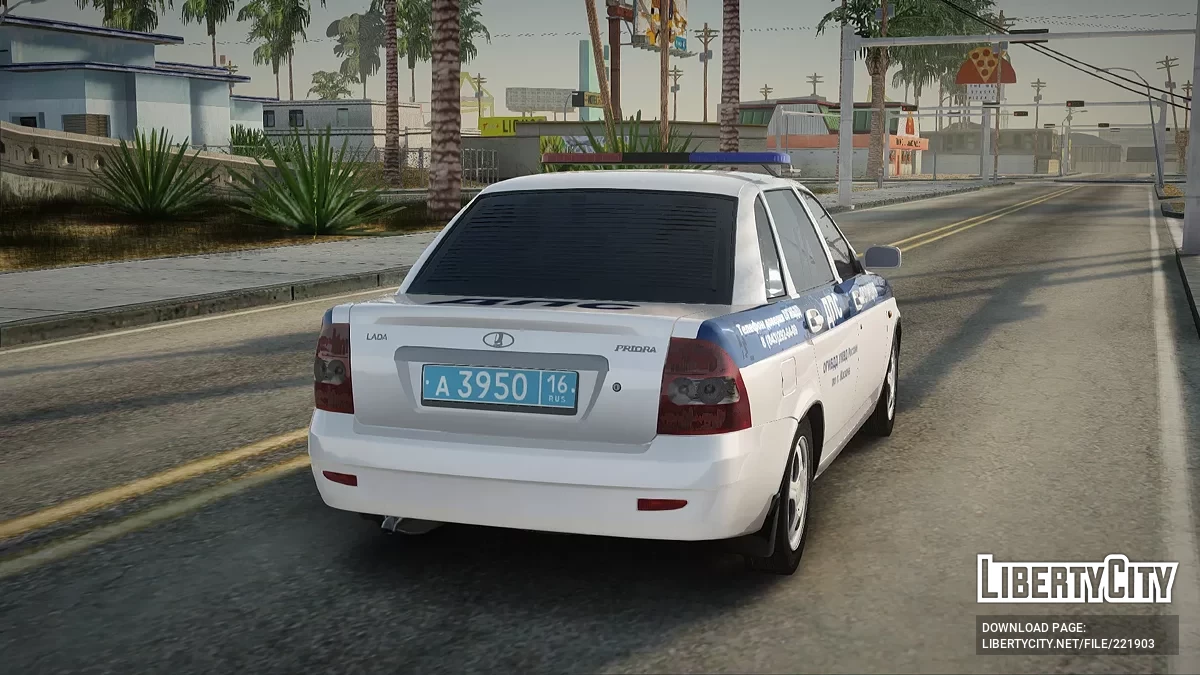 Lada Priora ДПС Поліція / GTA San Andreas