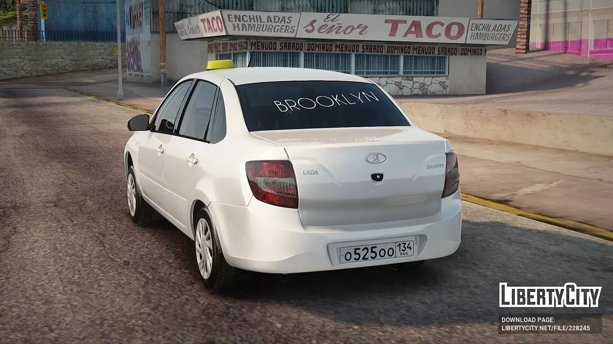 Lada Granta Taksi / GTA San Andreas