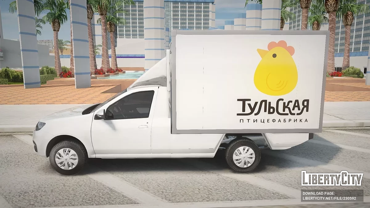 Lada Largus Фургон / GTA San Andreas