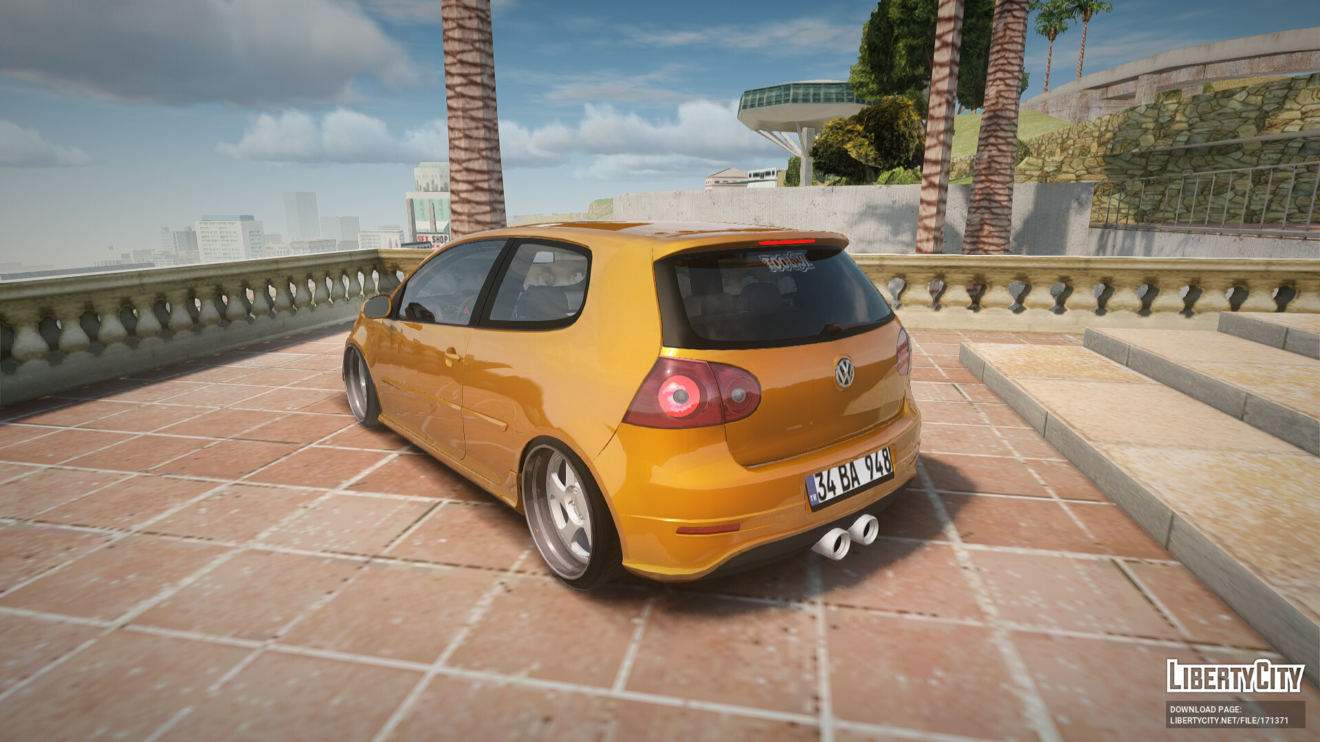 Volkswagen golf для gta 5 фото 45