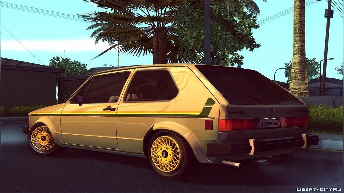 1986 Volkswagen Rabbit GTI Cult Style / GTA San Andreas