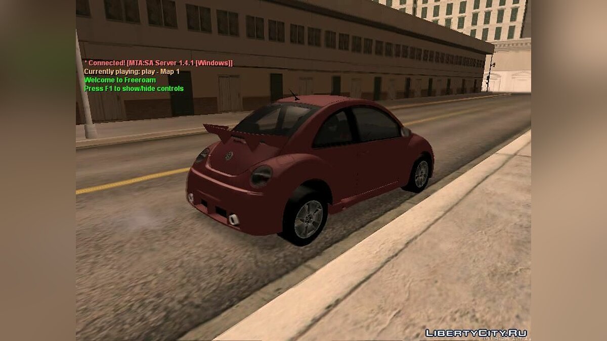 Скачать VW New Beetle 2004 Tunable Для GTA San Andreas