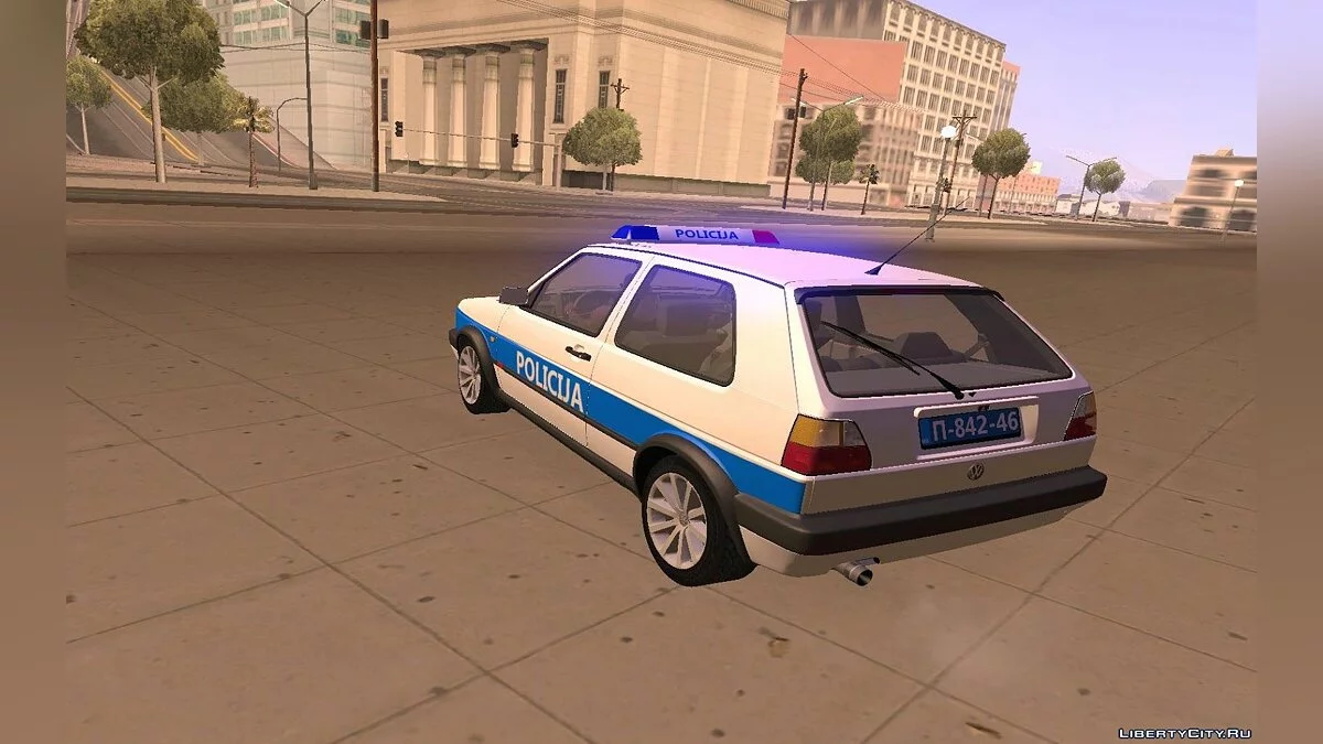 Volkswagen Golf Mk2 Police / GTA San Andreas