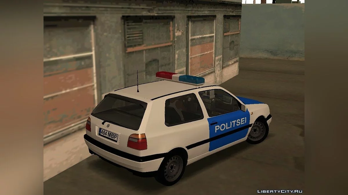 大众高尔夫 Mk3 爱沙尼亚警察 / GTA San Andreas
