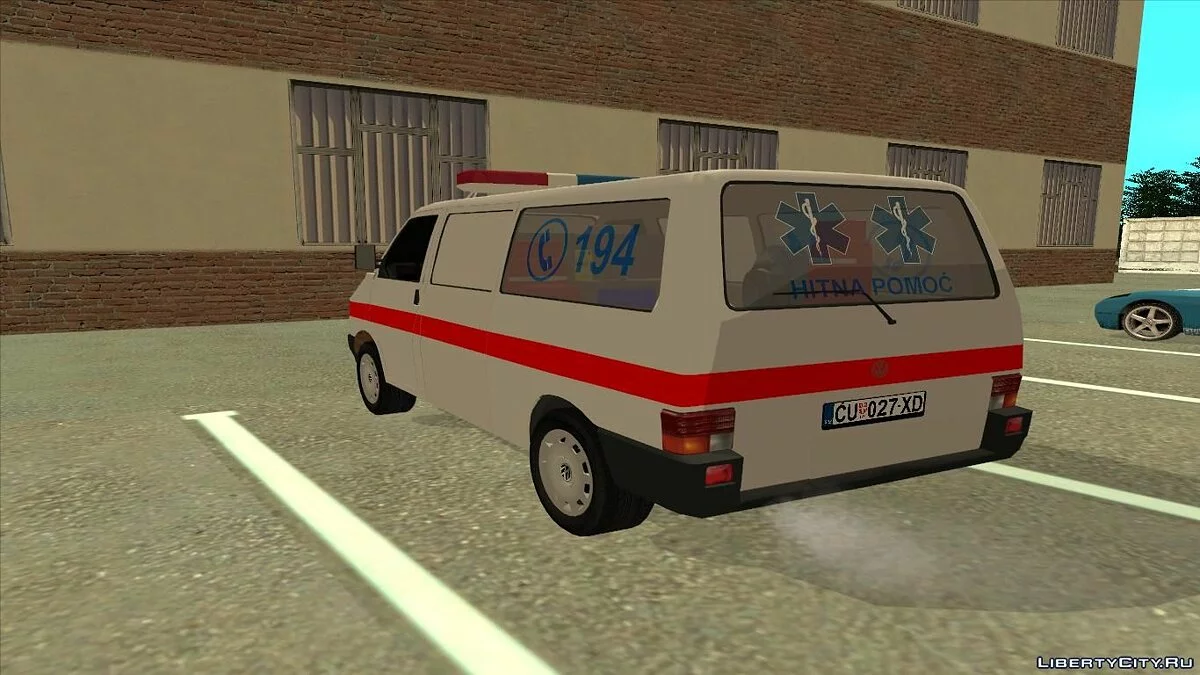 Volkswagen T4 Rettungswagen / GTA San Andreas