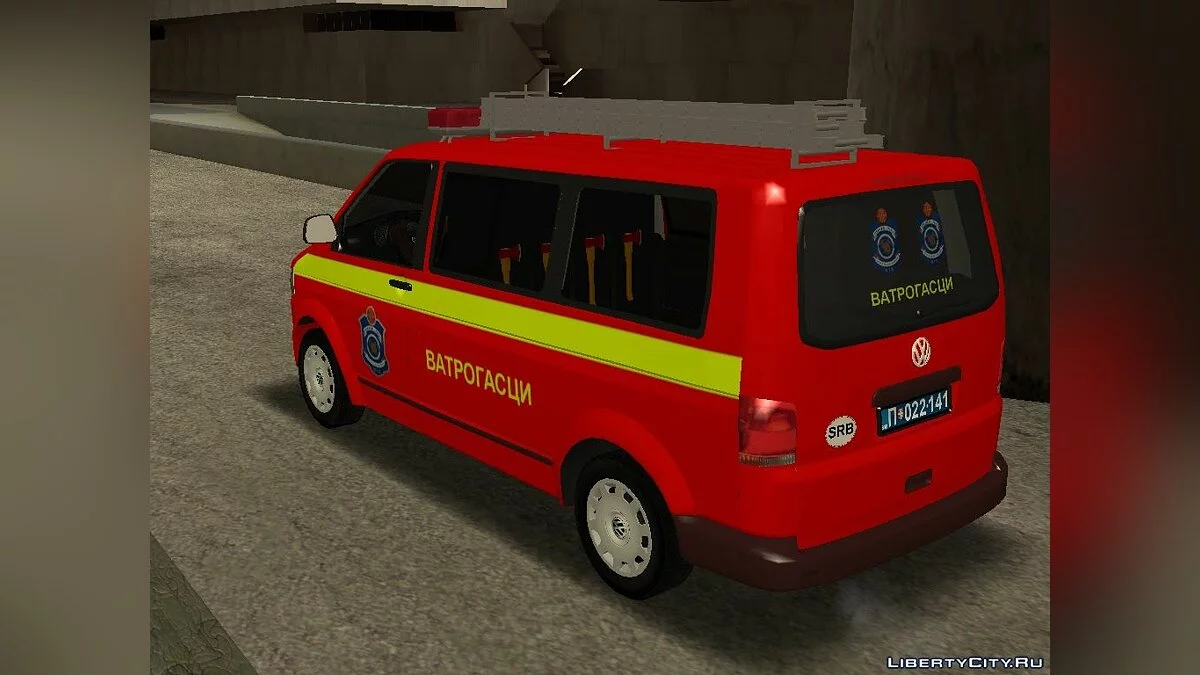Volkswagen T5 Firefighters / GTA San Andreas