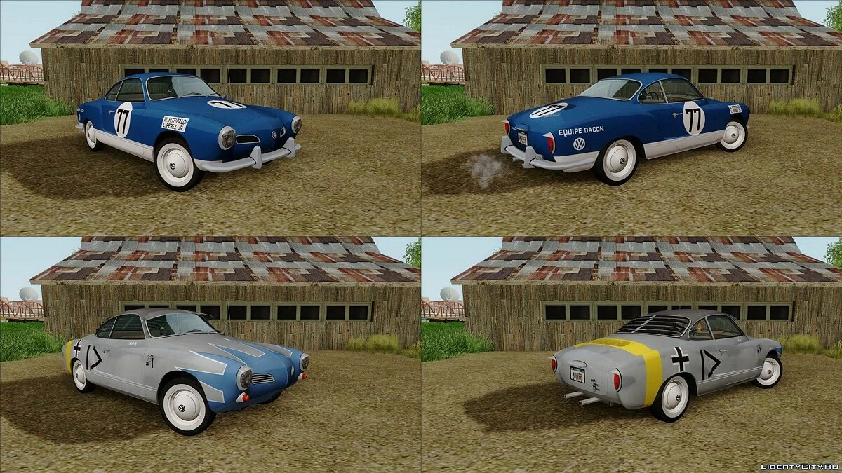 Volkswagen Karmann-Ghia Coupe (Typ 14) 1967 1.1 / GTA San Andreas