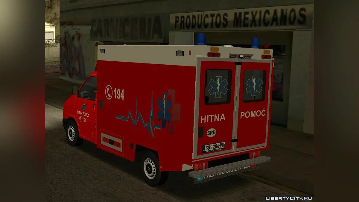 1999 Volkswagen T4 Ambulance / GTA San Andreas