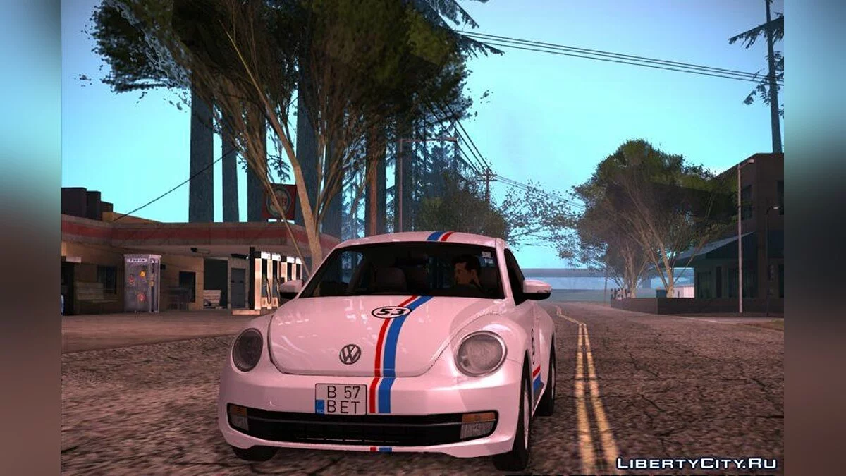 2013 Volkswagen Beetle - Herbie du film "Courses folles" / GTA San Andreas
