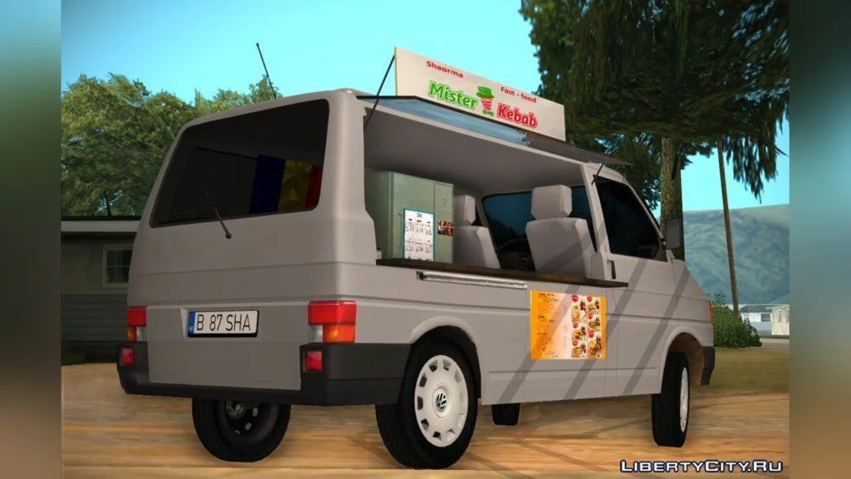 Volkswagen T4 Street Food - Shaurma Mobile / GTA San Andreas