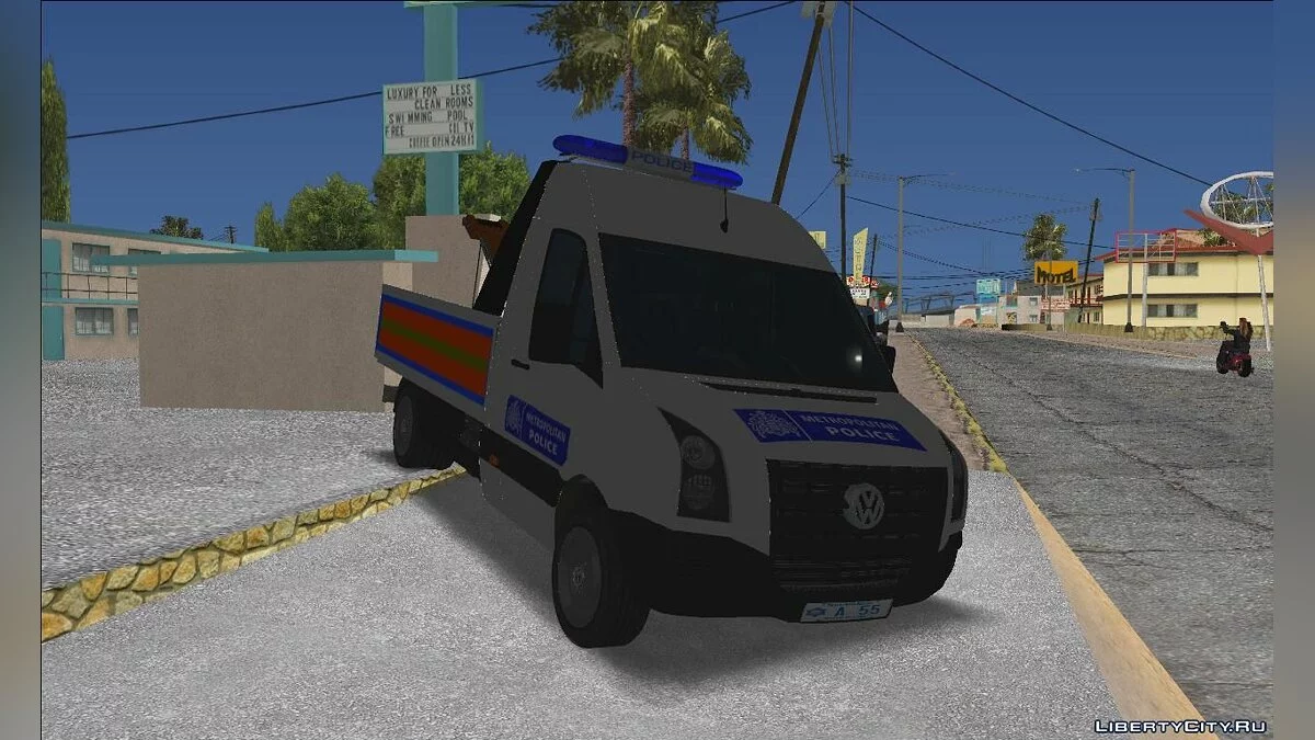 Volkswagen Crafter TowTruck Polisi Inggris / GTA San Andreas