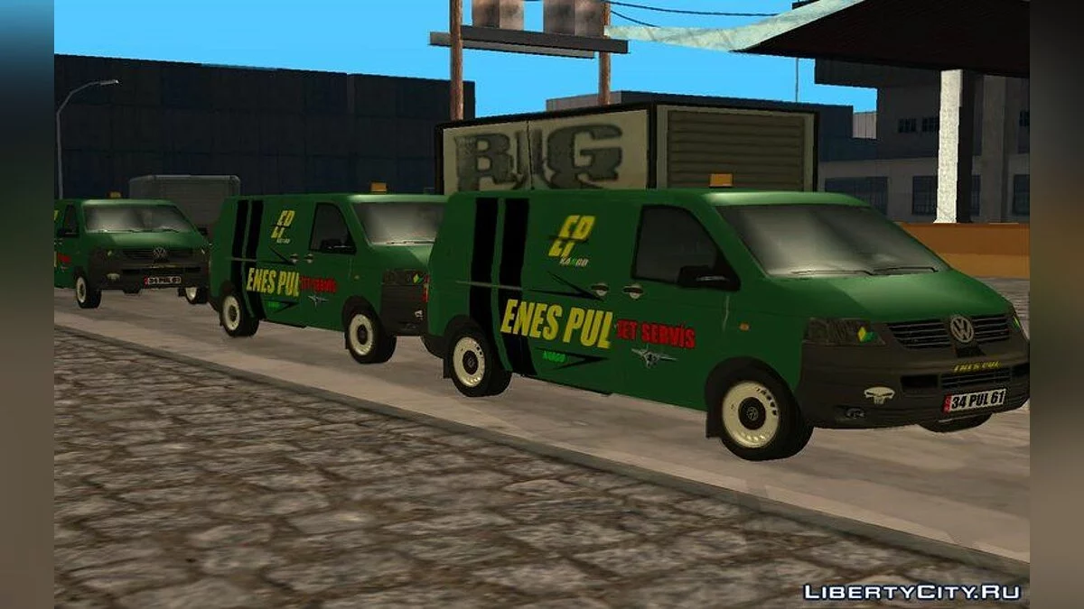 Volkswagen Transporter EP Cargo / GTA San Andreas