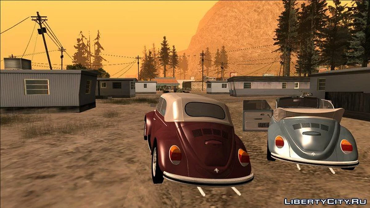 VW Fusca 75 Convertible / GTA San Andreas
