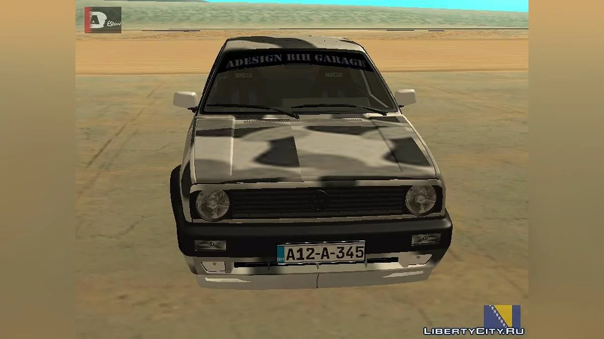 Volkswagen Golf 2 Camo / GTA San Andreas
