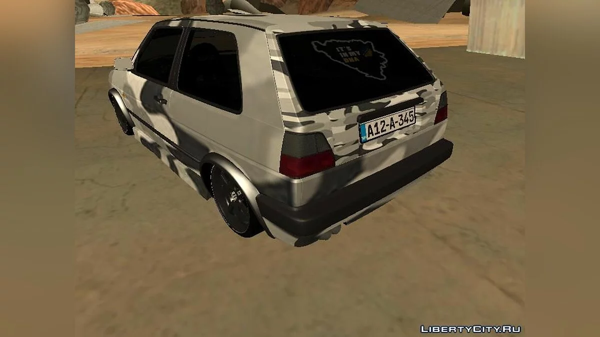 Volkswagen Golf 2 Camo / GTA San Andreas