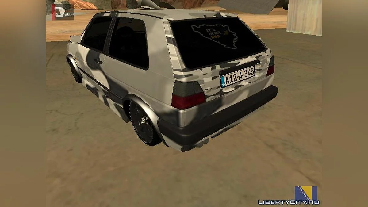 Volkswagen Golf 2 Camo / GTA San Andreas