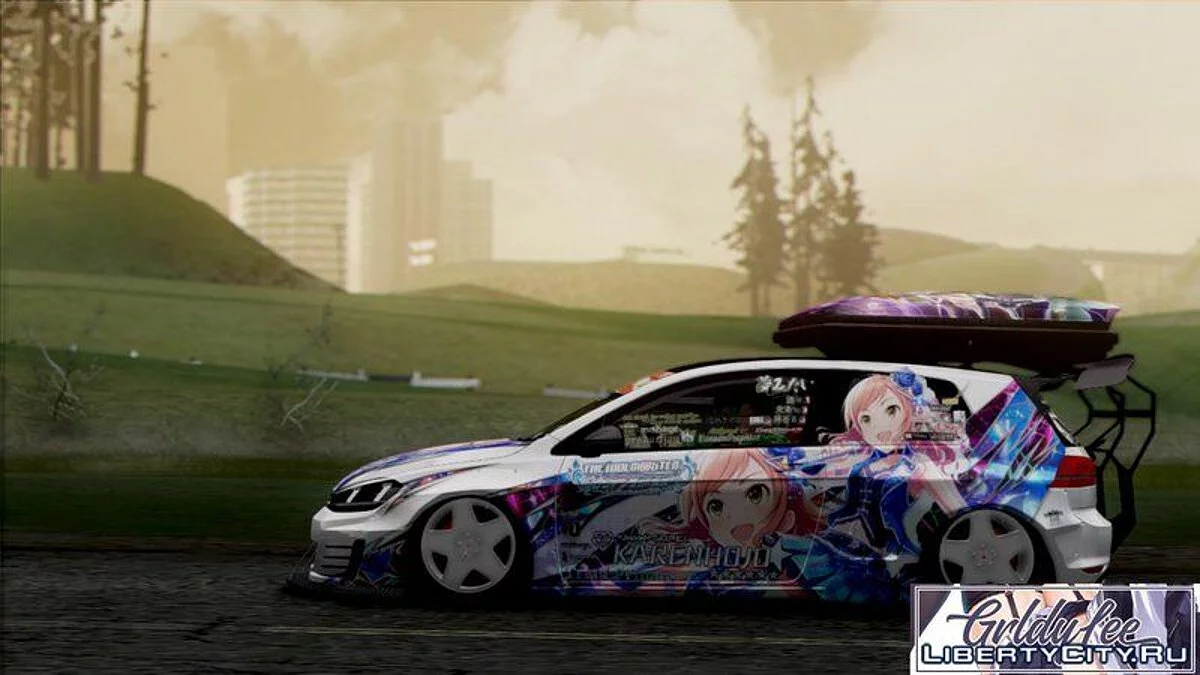 Volkswagen Golf R 2014 Pandem Rocket Bunny / GTA San Andreas