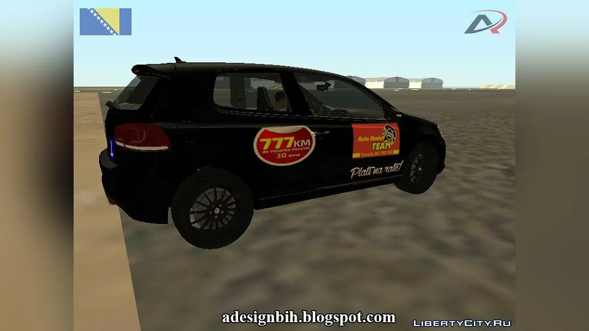 AUTO SKOLA TEAM VW Golf 6 / GTA San Andreas