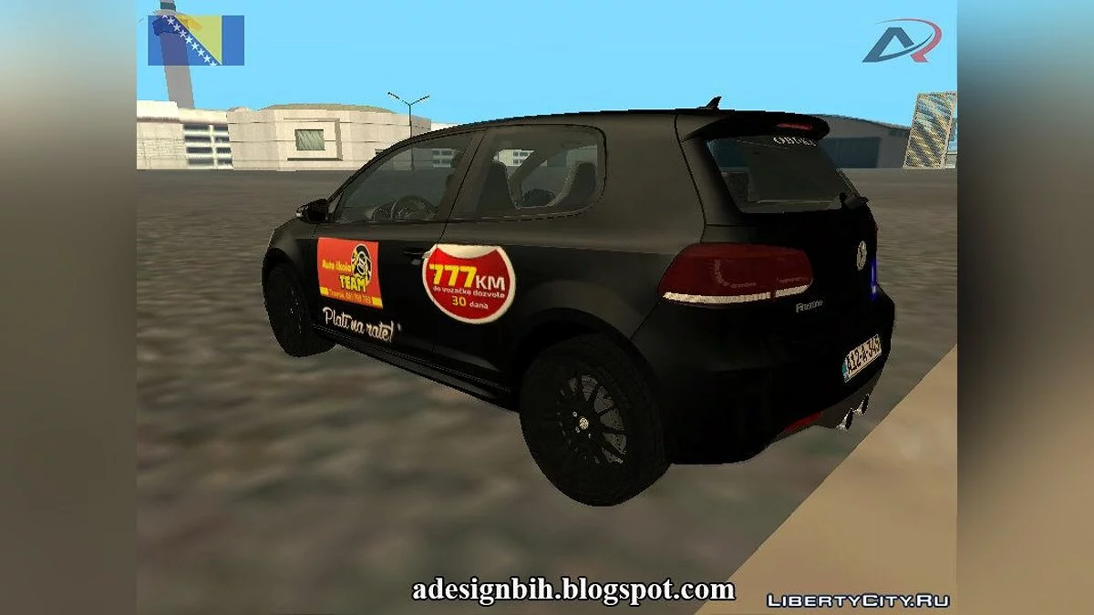 AUTO SKOLA TEAM VW Golf 6 / GTA San Andreas