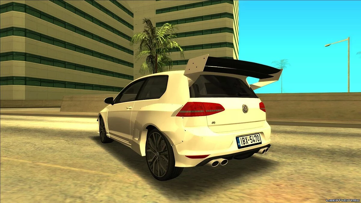 Volkswagen Golf R (з тюнінгом) / GTA San Andreas