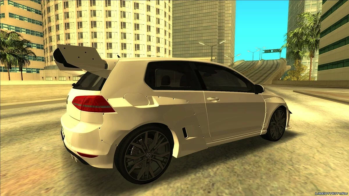 Volkswagen Golf R (з тюнінгом) / GTA San Andreas